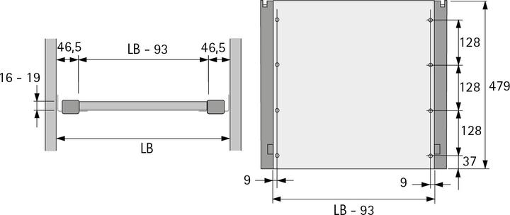 Actual product image Hettich Shelf pullout Amari (1 pcs.)