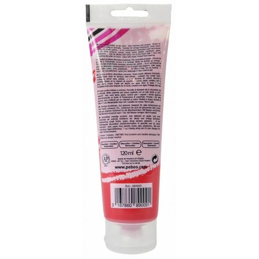 Thumbnail - Pebeo, Künstlerfarbe + Bastelfarbe, Decocrème Matt Acrylfarben (Vulkanrot, 120 ml)