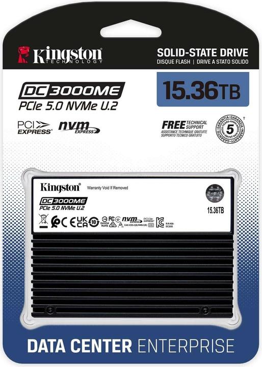 Actual product image Kingston DC3000ME (15360 GB, 2.5")