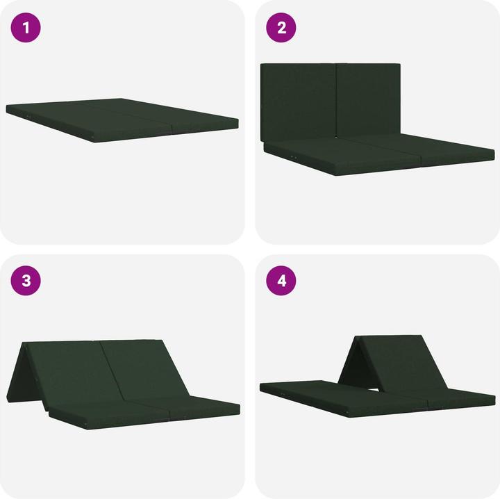 Actual product image vidaXL Klappsoufa