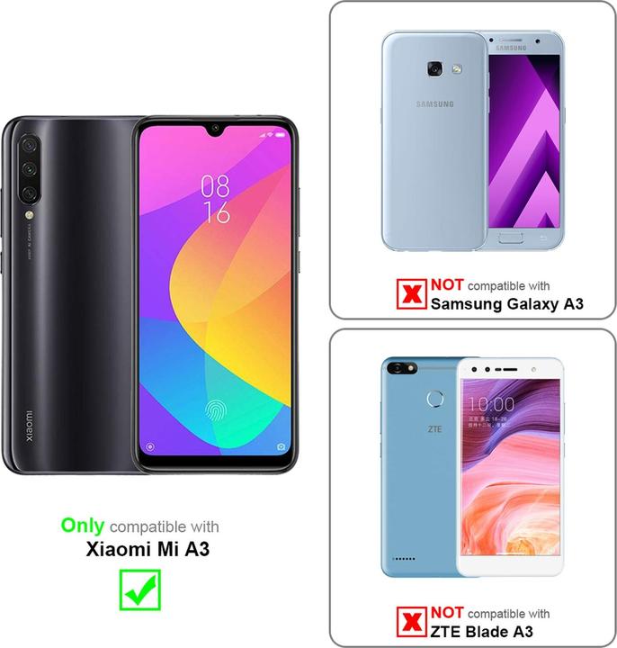 Actual product image Cadorabo Book Invisible Magnet Cover (Mi A3)