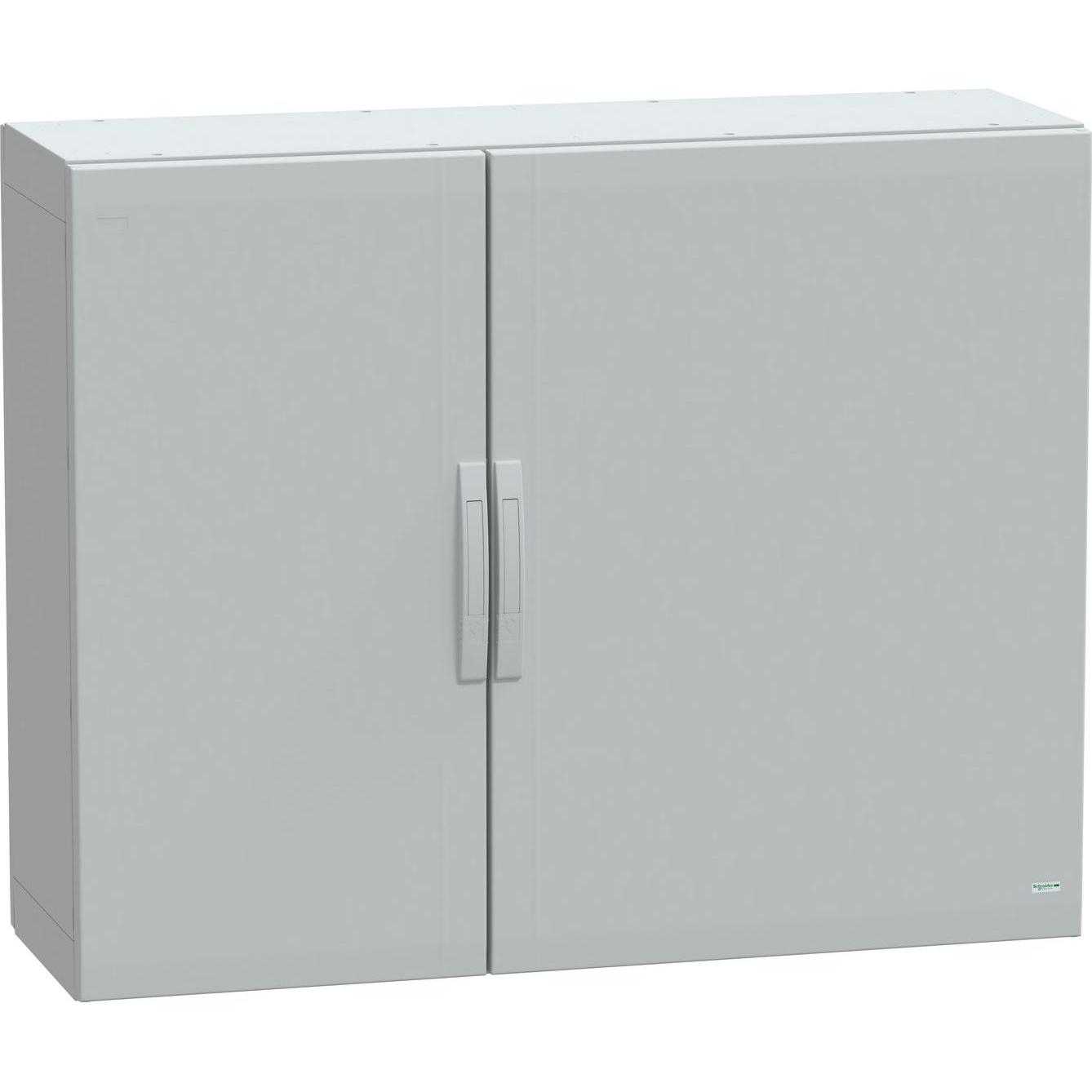 Schneider Electric Polyestergehäuse bodenst. PLA komplett NSYPLA10124G (Gehäuse), Elektronikzubehör + Gehäuse, Grau