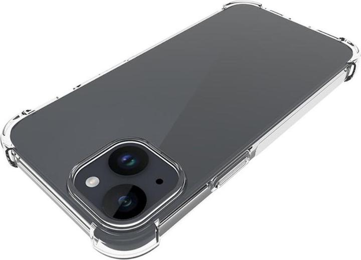 Produktbild Apfelkiste iPhone 15 Gummi Hülle Slim Air Cushion, Fallschutz, Transparent (Apple iPhone 15)