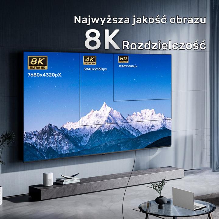 Productafbeelding Unitek Optisches Kabel HDMI 2.1 AOC 8K 120Hz 3m (3 m)