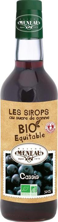 Image du produit Meneau Sirop de cassis BIO - 50cl -