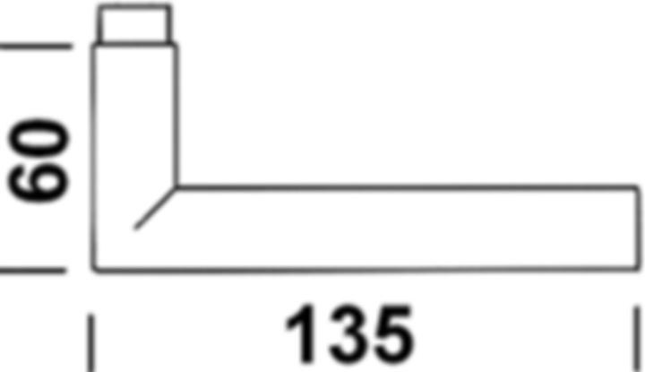 Actual product image Mega Door handle (Door handle)