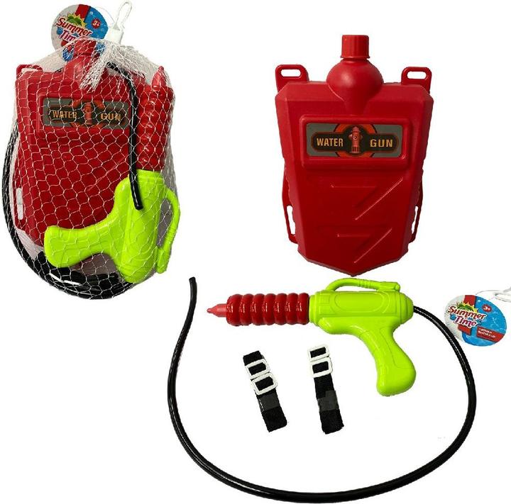 Actual product image Summertime Fire Department Pistol with back contai (Tank Integrated)