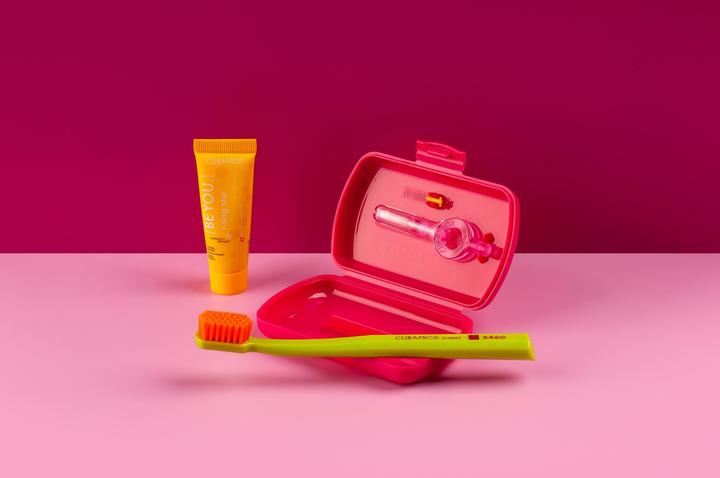 Actual product image Curaprox Travel Set magenta Box (Extra soft, 1x)