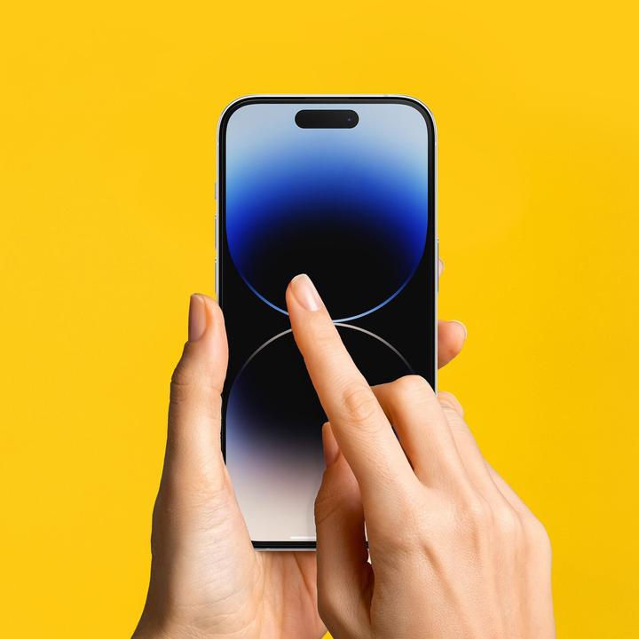 Actual product image OtterBox Premium Glass Antimicrobial (1 pcs., Apple iPhone 14 Pro)