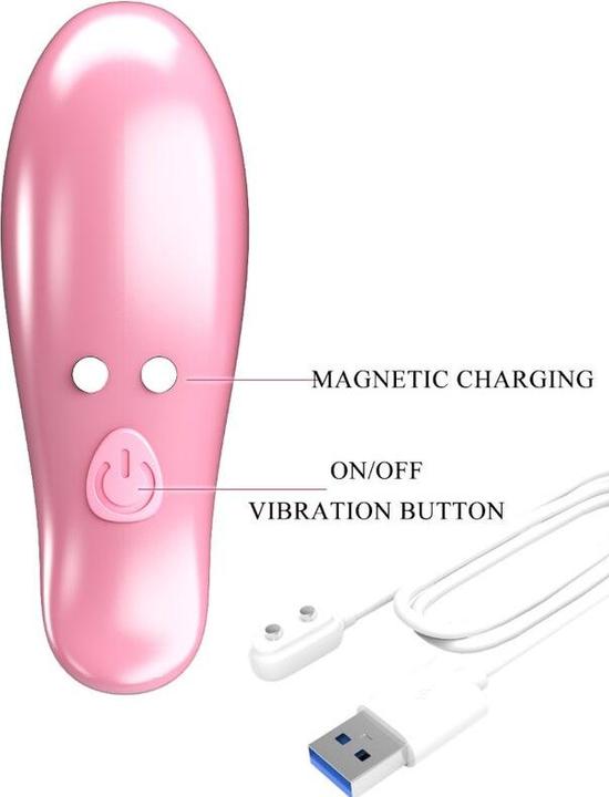 Produktbild Pretty Love Blatt Vibrierende Nippelklemmen Rosa