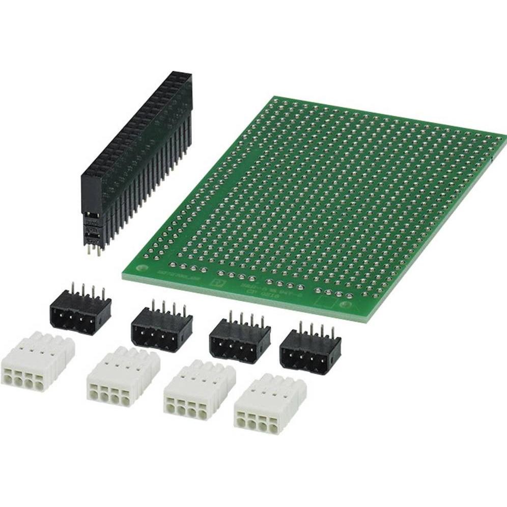 Phoenix Contact RPI-BC Perfboard w/ Socket Strip, Accessori di elettronica + Alloggiamento, Verde