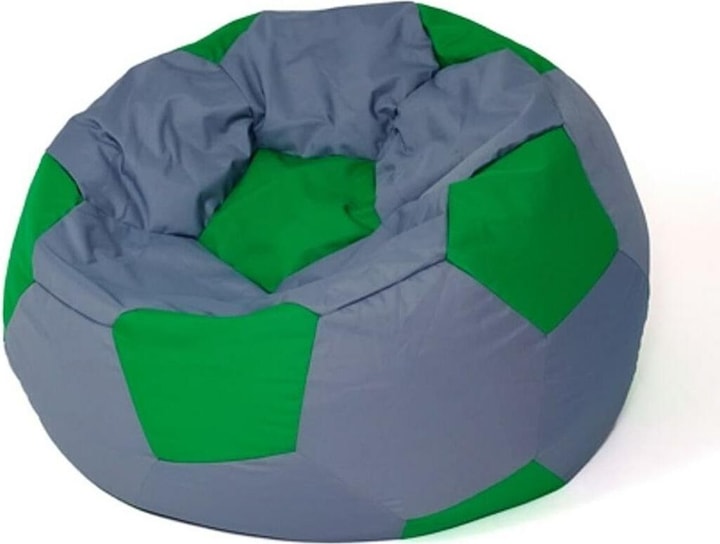 Go Gift Sako Tasche pouffe Ball grau-grün XXL 140 cm
