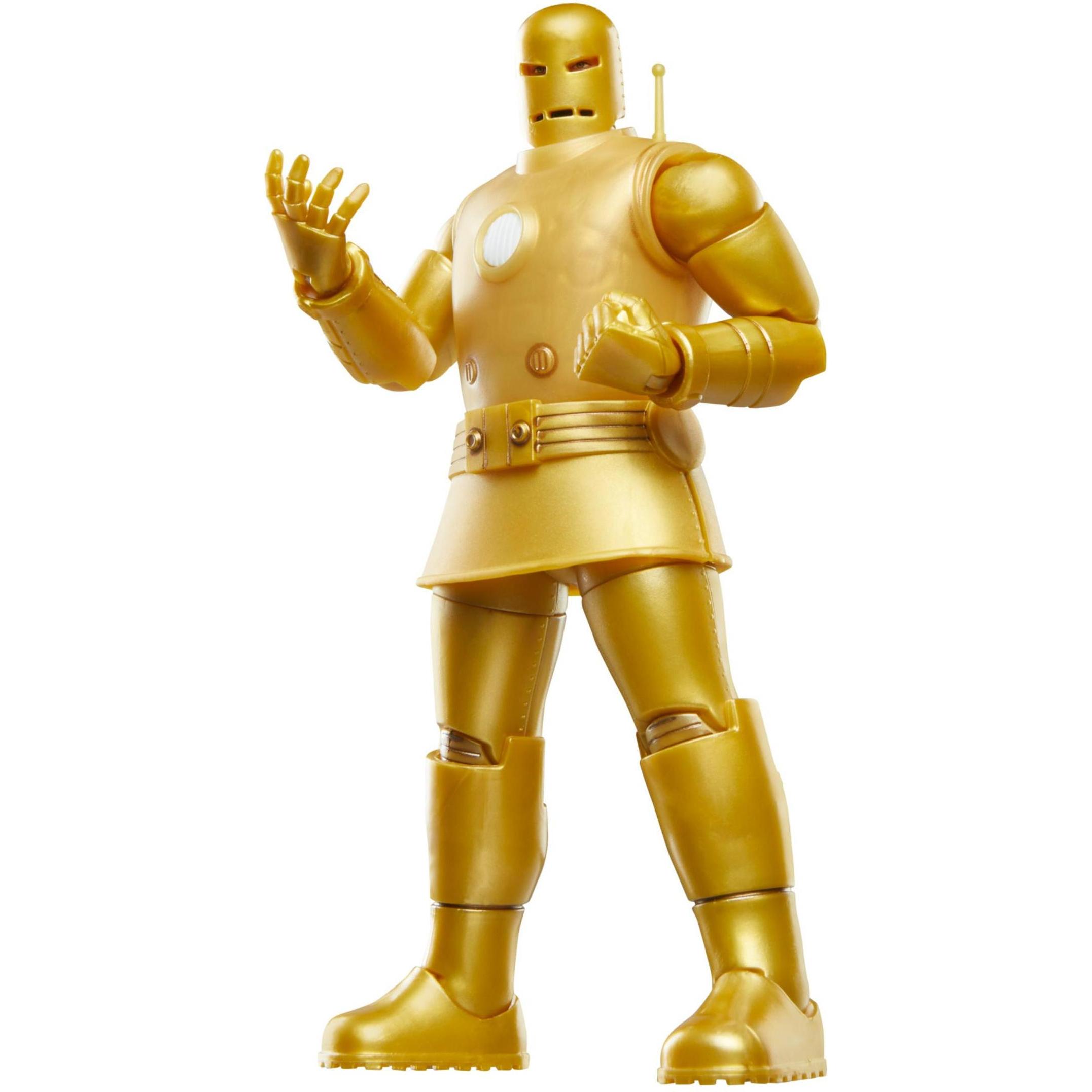 Hasbro Iron Man Marvel Legends Actionfigur Iron Man (Model 01-Gold) 15 cm