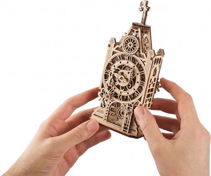 Actual product image Ugears Old clock tower