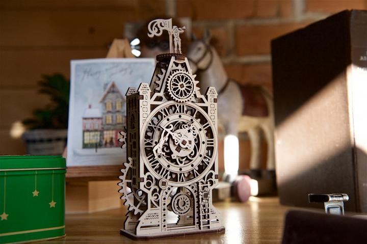 Actual product image Ugears Old clock tower