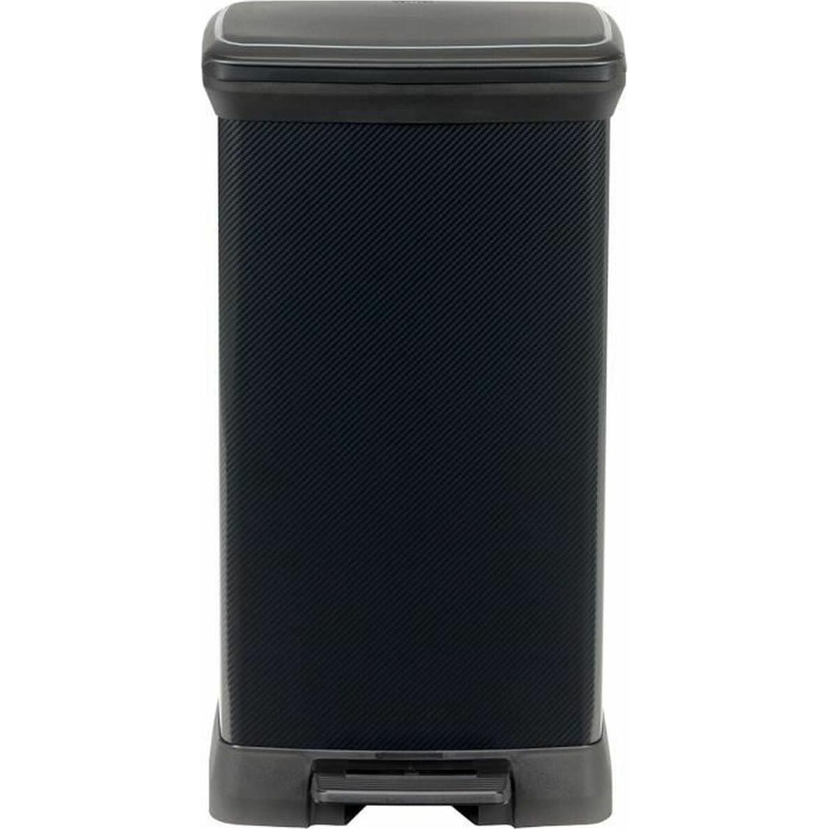 Curver Mülltonne 50 L, Pattumiera, Nero