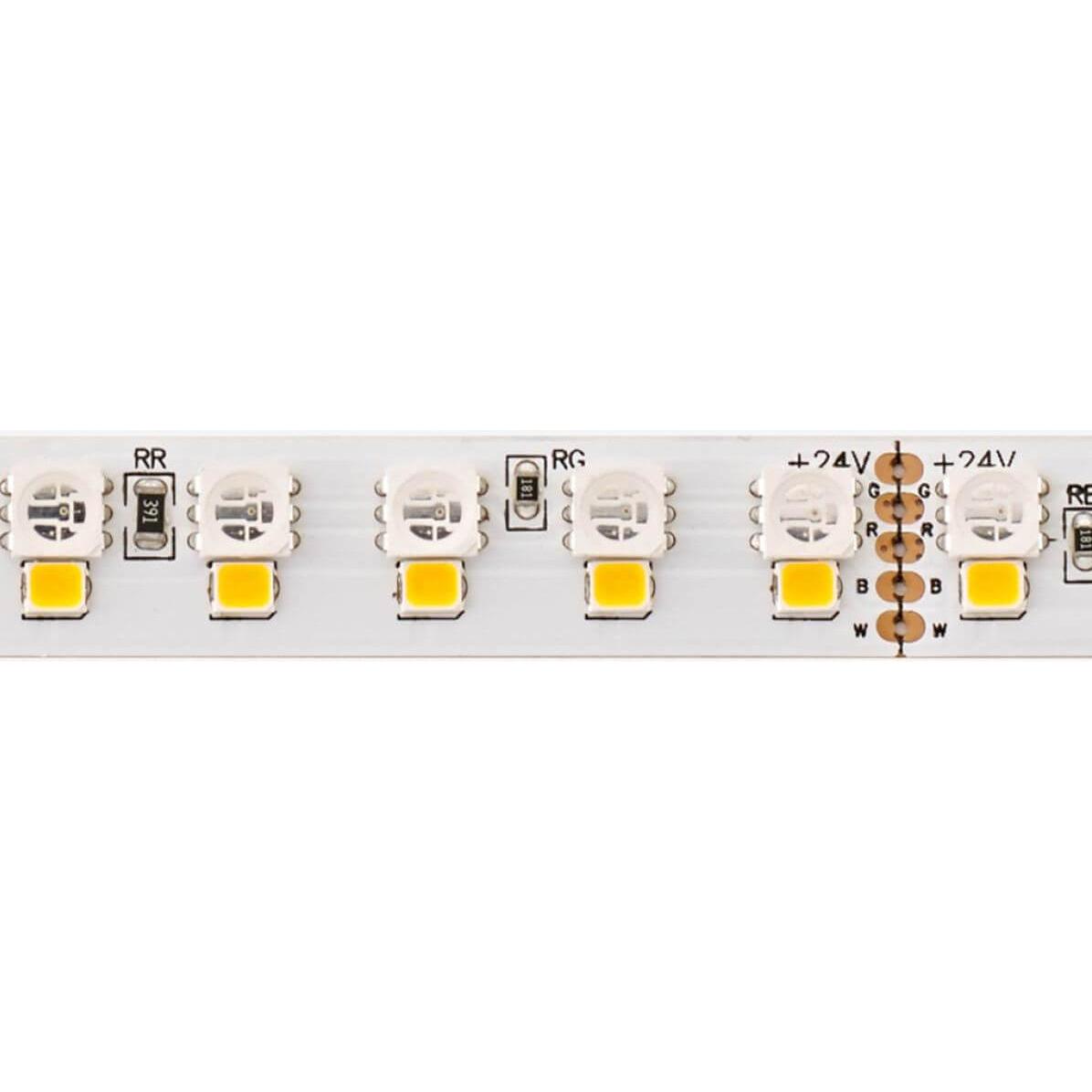 Sigor, Striscia LED, 24W/m Strisce LED colorate RGB+2700K 5m RGB+2700K 192LED/m IP20 24V 1848lm/m RA90 (500 cm)