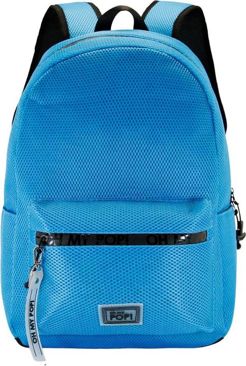 Actual product image Oh My Pop! Mesh Backpack Cyan Neon