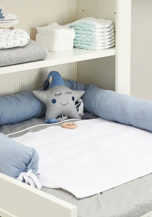 Actual product image nordic coast company Changing mat with removable terry towel