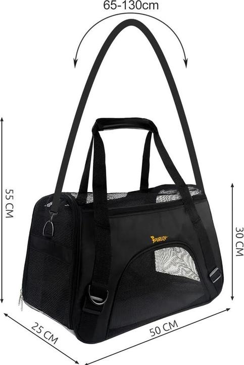 Image du produit Purlov Sac de transport pour animaux (Chien, Respirant)
