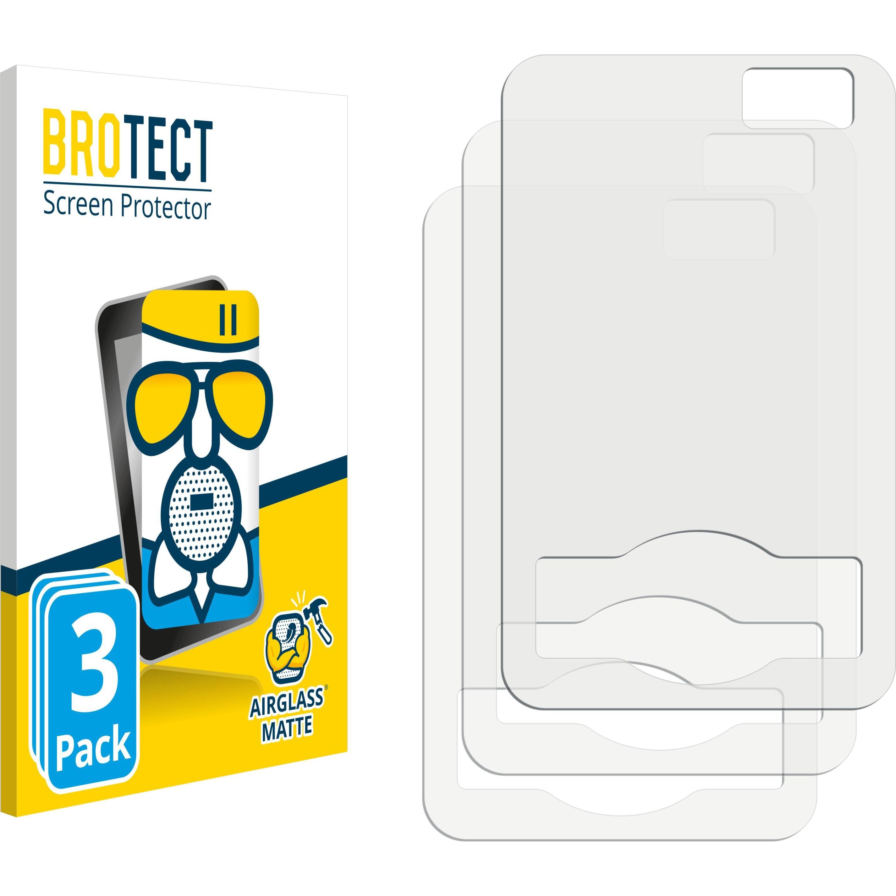 BROTECT AirGlass Panzerglasfolie Matt, Walkie-Talkie Zubehör