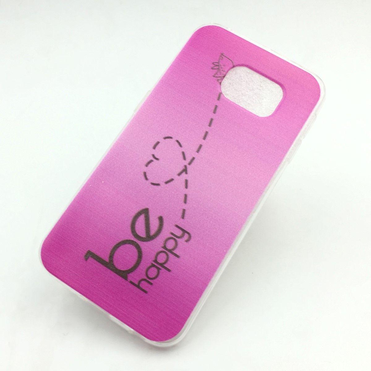 König Design Schutz Handy Hülle für Samsung Galaxy S6 Edge Case Cover Bumper Etui Schale Pink (Samsung Galaxy S6 Edge), ...