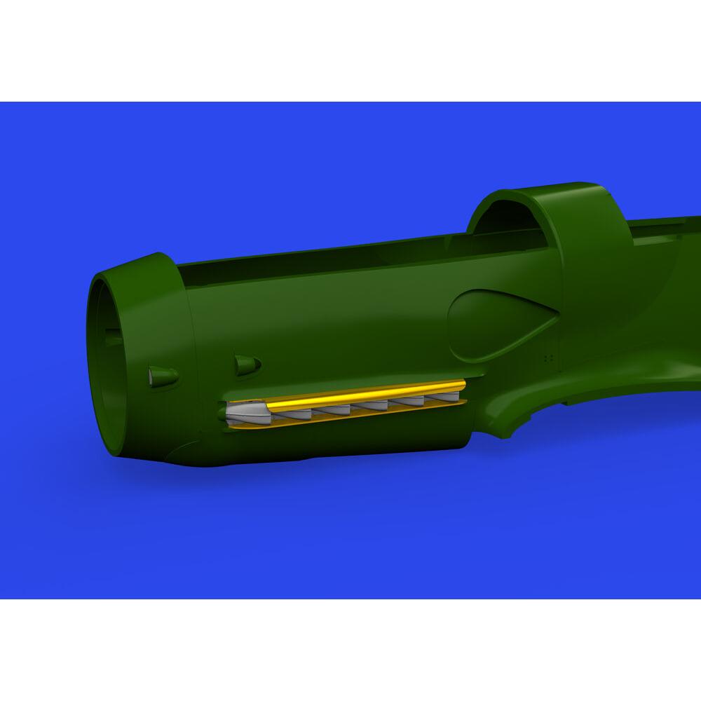 Eduard Bf 109K-4 exhaust stacks PRINT 1/48