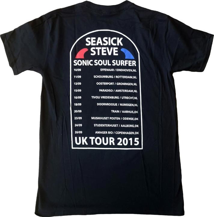 Immagine prodotto Universal Textiles Maglietta unisex adulto Sonic Soul Surfer con stampa sul retro (M)