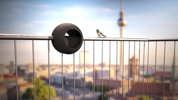 Actual product image Rephorm Bird feeder Birdball Ø 30 cm - Graphite