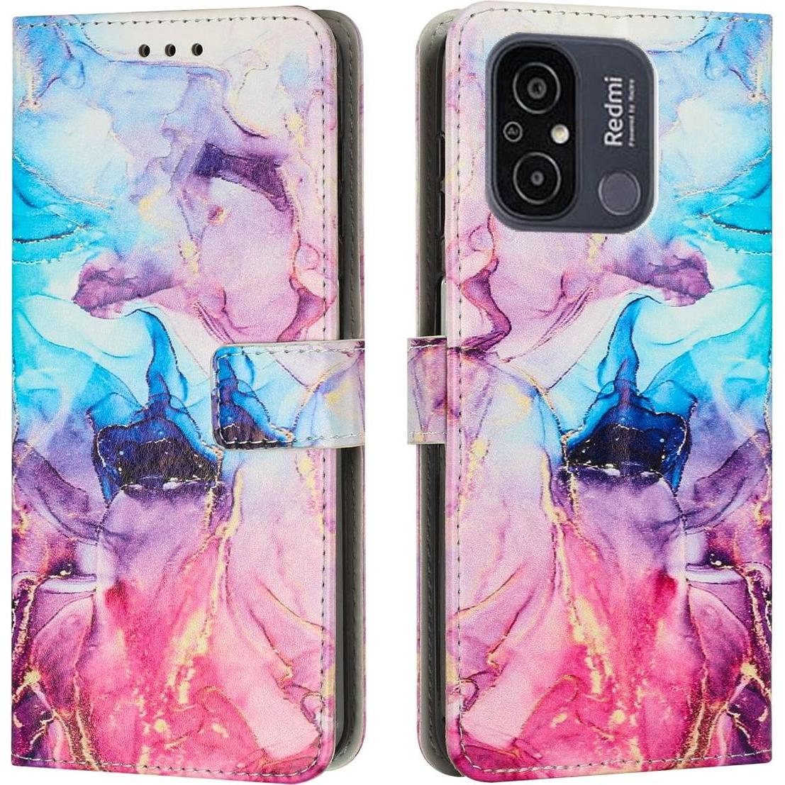 König Design Hülle Handy Schutz für Samsung Galaxy A04e A34 A54 Case Cover Marmor Tasche Etui (Xiaomi Redmi 11A), Smartp...
