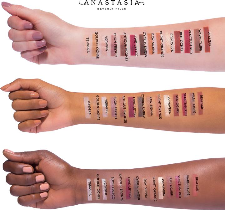 Produktbild Anastasia Beverly Hills Modern Renaissance (Cyprus Umber, Tempera, Golden ochre, Vermeer, Buon Fresco, Antique Bronze, Red Ochre, Primavera, Burnt Orange, Raw Sienna, Love Letter, Realgar, Warm Taupe, Venetian red)