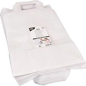 Immagine prodotto Papstar 86446 Sacchetto di carta bianco (Borsa da regalo, 50 x)
