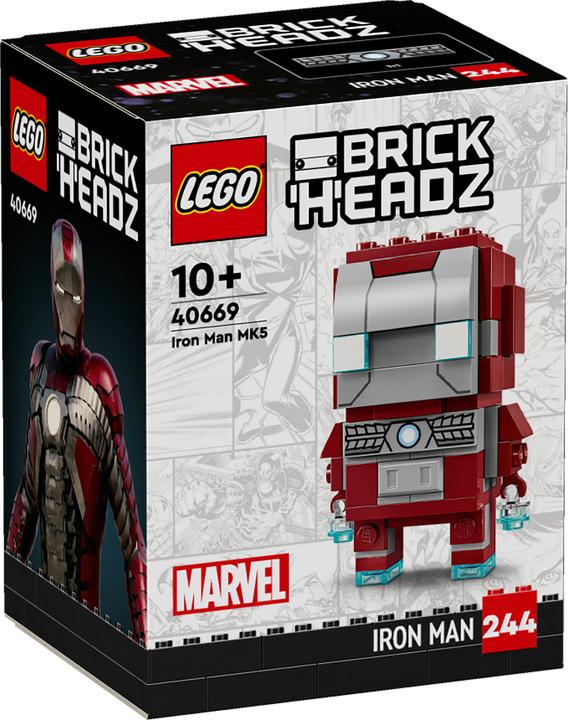 Actual product image LEGO BrickHeadz Marvel Iron Man MK5 (40669, LEGO Brickheadz)