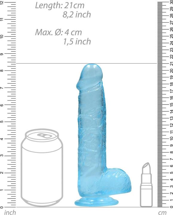 Image du produit RealRock 8" / 19 cm Realistic Dildo with Balls