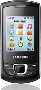 Actual product image Samsung E2550 Monte Slider - Strong Black (2", 1.30 Mpx)