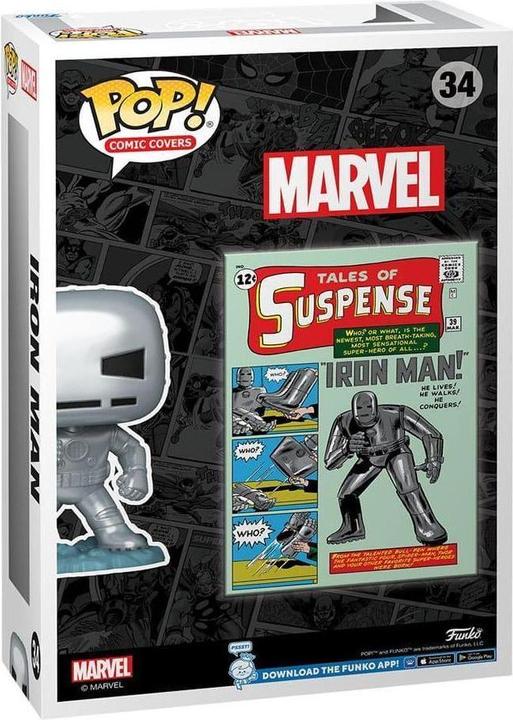 Produktbild Funko Marvel POP! Comic Cover Vinyl Figur Tales of Suspense #39 9 cm