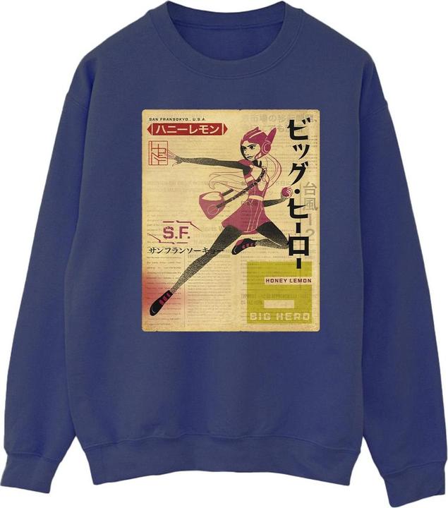 Produktbild Disney Big Hero 6 Baymax Honey Lemon Newspaper Sweatshirt (XL)