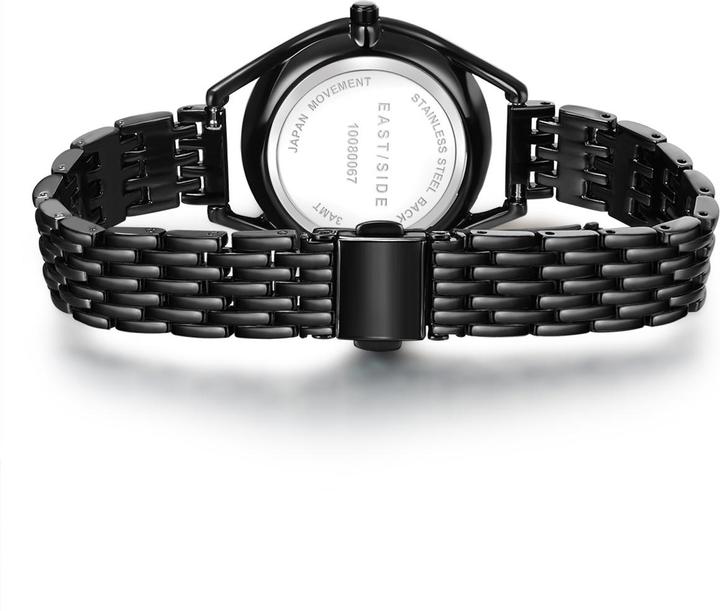 Produktbild Eastside Damen Quarzuhr Edison Edelstahl schwarz - 23898 (Analoguhr, 32 mm)