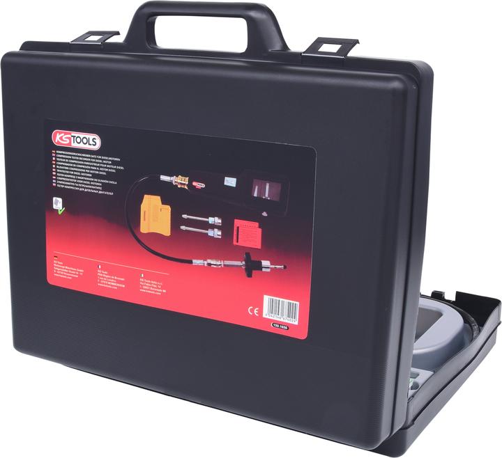 Actual product image KS Tools Compression pressure test instrument for diesel engines with diagram recorder, 53 pcs