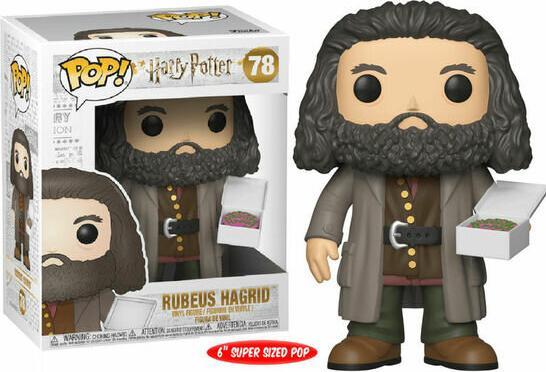 Actual product image Funko POP! Harry Potter: Super Sized Hagrid with Cake