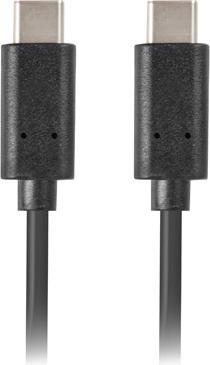 Produktbild Lanberg CA-CMCM-10CU-0018-BK USB Kabel 1,8 m USB 2.0 USB C Schwarz (1.80 m, USB 2.0)