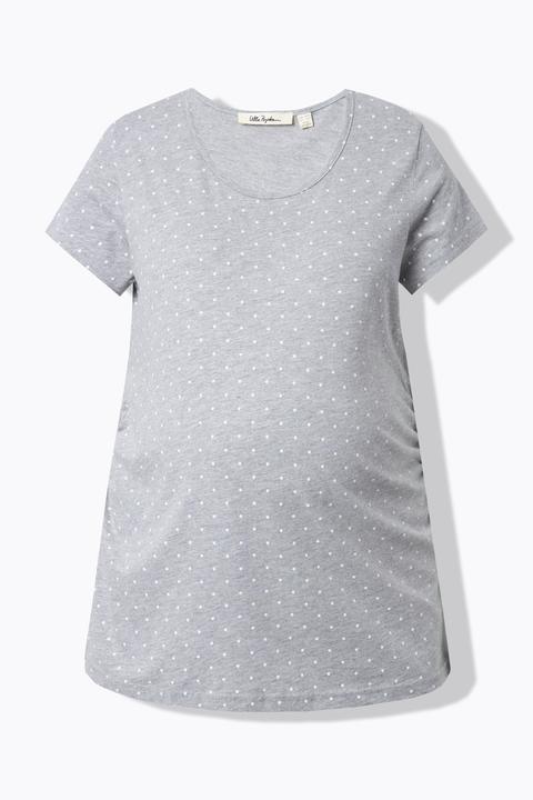 Produktbild Ulla Popken Bellieva-T-Shirts, 2er-Pack, Kurzarm, seitl. Raffung, GOTS (58)