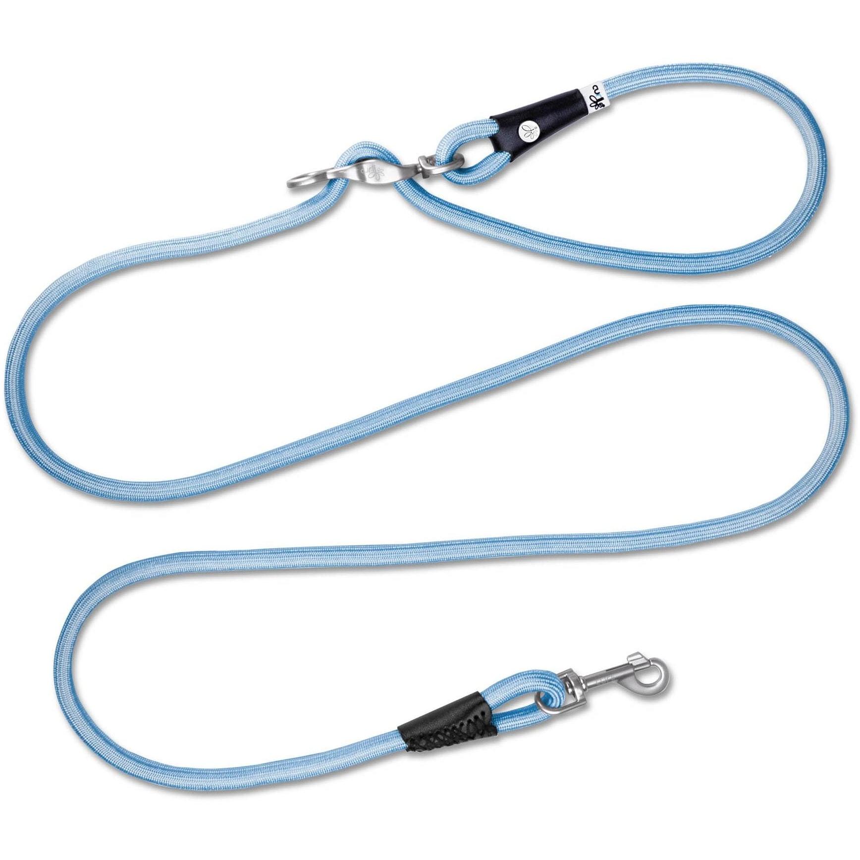 Curli Hundeleine Vario Comfort L Skyblue (L, Hund, Spazieren), Halsband + Leine