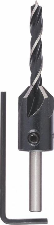 Produktbild Bosch Zubehör Holzspiralbohrer mit Senker D= 5,0 mm L= 85 mm (5 mm)