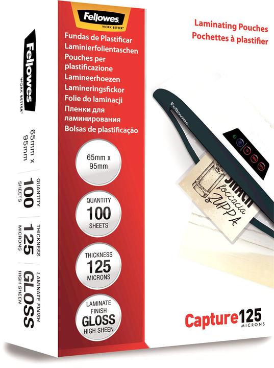 Produktbild Fellowes Capture 125 (ID-Kartenformat, 100 Stk., 125 µm)