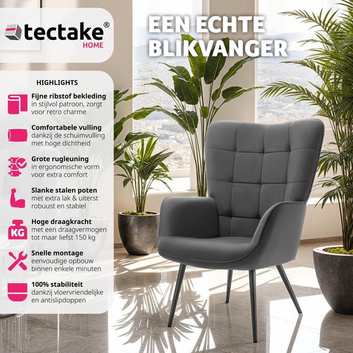 Produktbild tectake Rattan Lounge Lucca