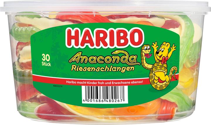 Produktbild Haribo Anaconda Riesenschlangen (30 Stk., 1200 g)