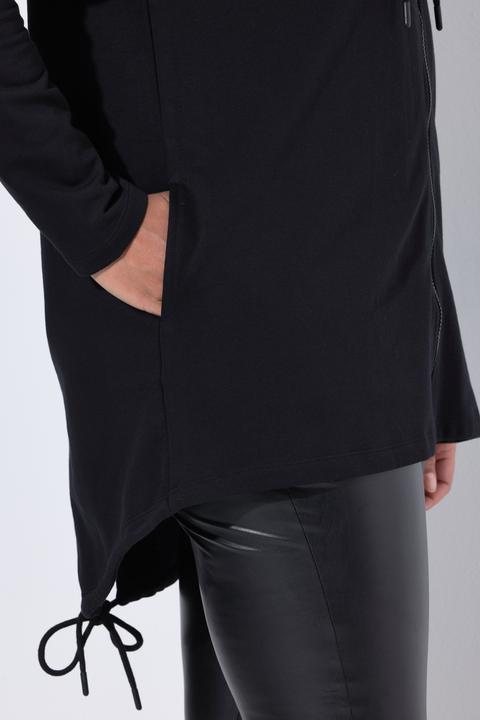 Produktbild Angel of Style Long-Sweatjacke, A-Linie, Qualle auf dem Rücken, Kapuze (58)