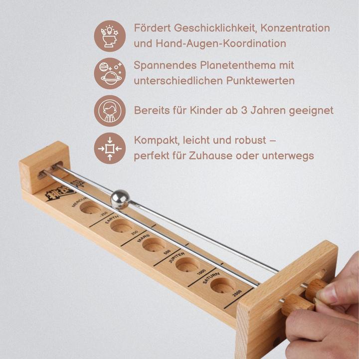 Actual product image Hermex Stickball game Ball game Balance game Wooden toy