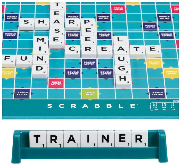 Produktbild Mattel Επιτραπέζιο Scrabble 2 σε 1 για 2-4 Παίκτες 8+ Ετών (Ελληνική Έκδοση) HXW06